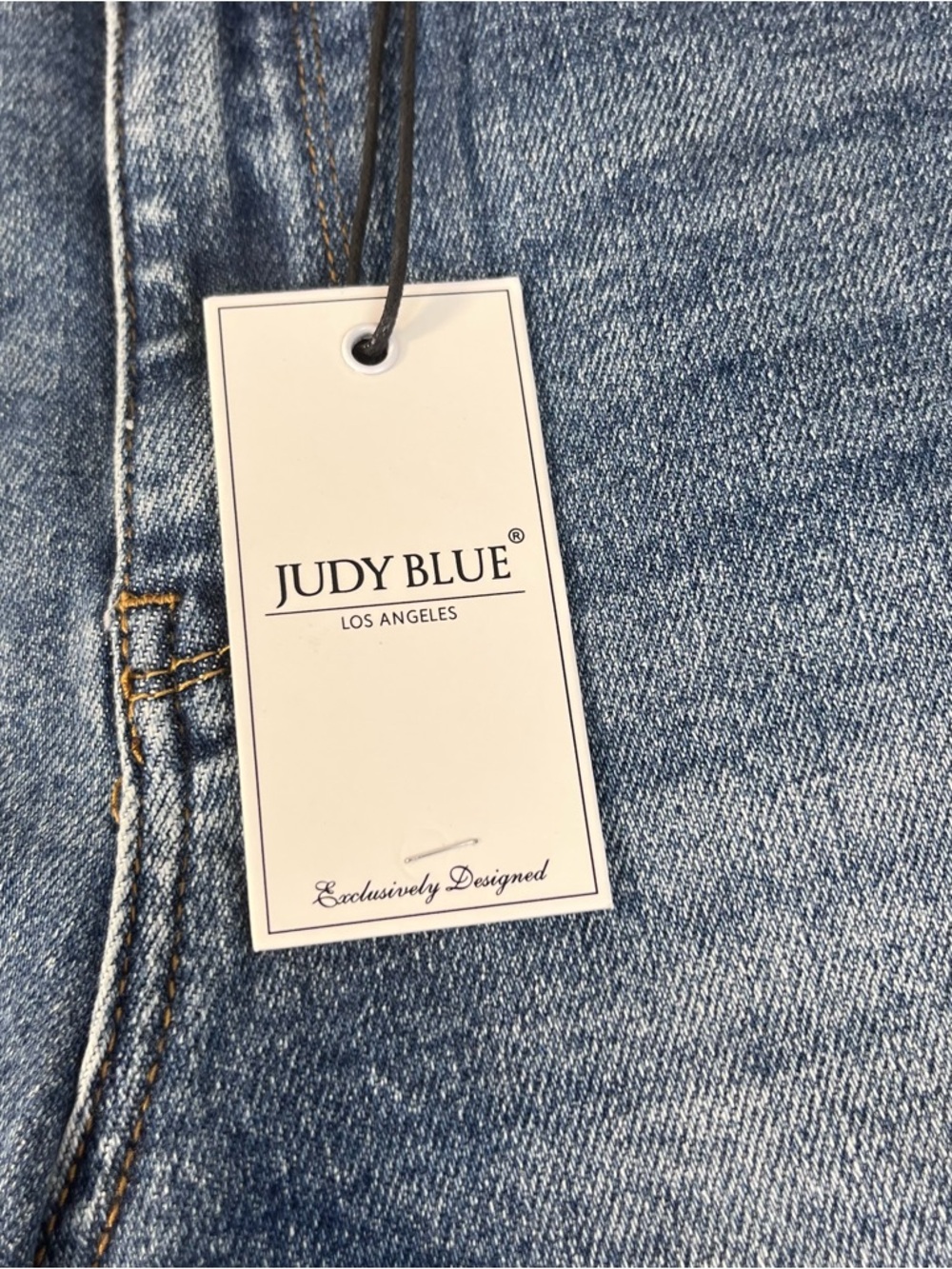 Judy Blue HW Americana Flare Jeans NWT $85 Size 7/25 High Rise USA Flag Denim - Picture 6 of 14